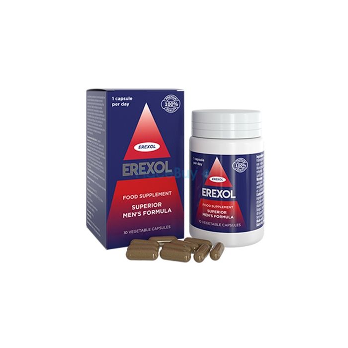 Erexol cápsulas para prevenção de impotência e prostatite