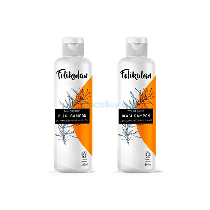 Folikulan hair strengthening and growth product